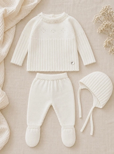 Unisex three-piece baby set | Amieva Collection