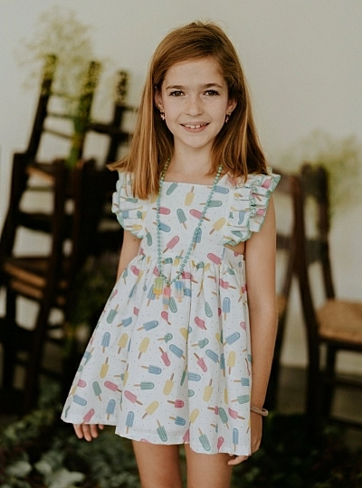 Vestido colección helados de Mon Petit Bonbon