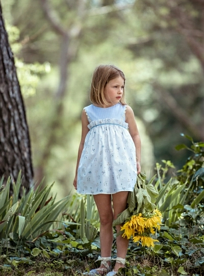 Vestido con un bonito estampado colección Arenilla