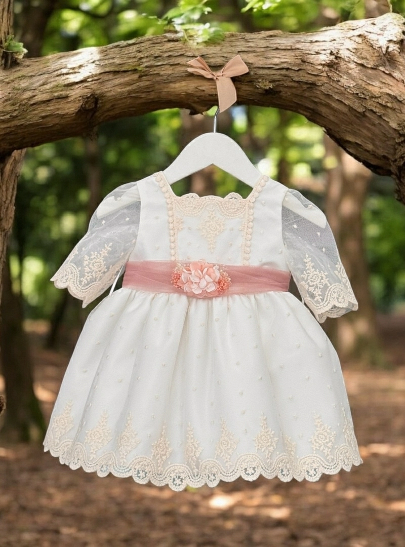 Vestido de encaje para arras o ceremonia colección Cloe Primer Bebé