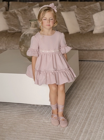 Vestido para niña especial ceremonia Colección Cuarzo Vestido para niña especial ceremonia Colección Cuarzo