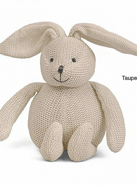 White knitted bunny. unisex