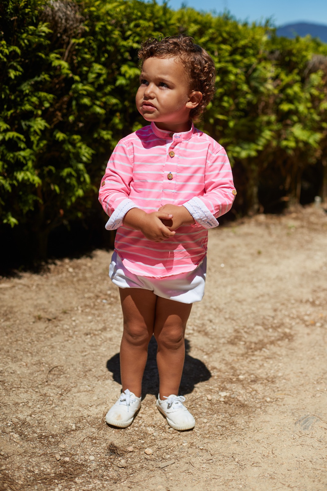 Camisa y bombacho para niño colección Neón de La Martinica