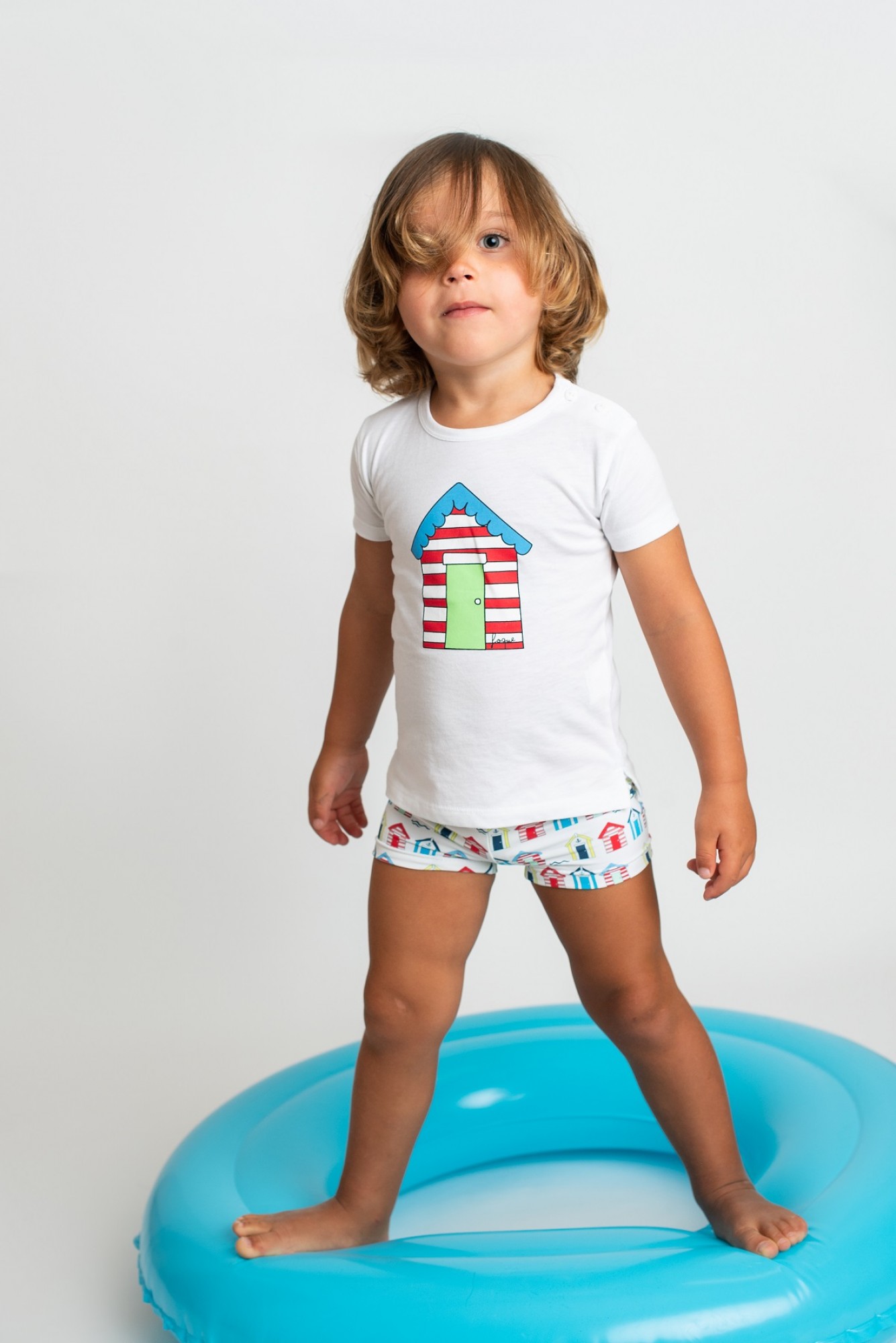Camiseta de top baño niño