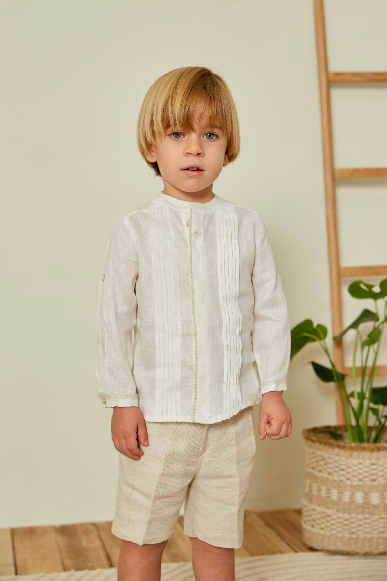 Pantalon beige para niño online