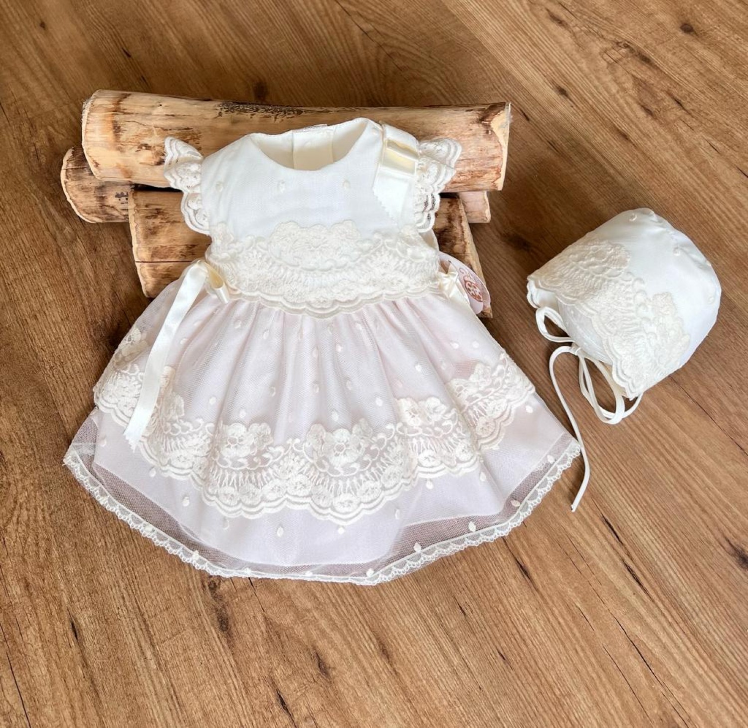 Cubrepañal Bebe Niña Vestido, Braga Y Capota Niu00f1a Lacitos (4-5