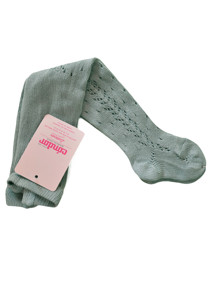 Leotardo Perle calado de condor unisex. Color Verde seco. P ...