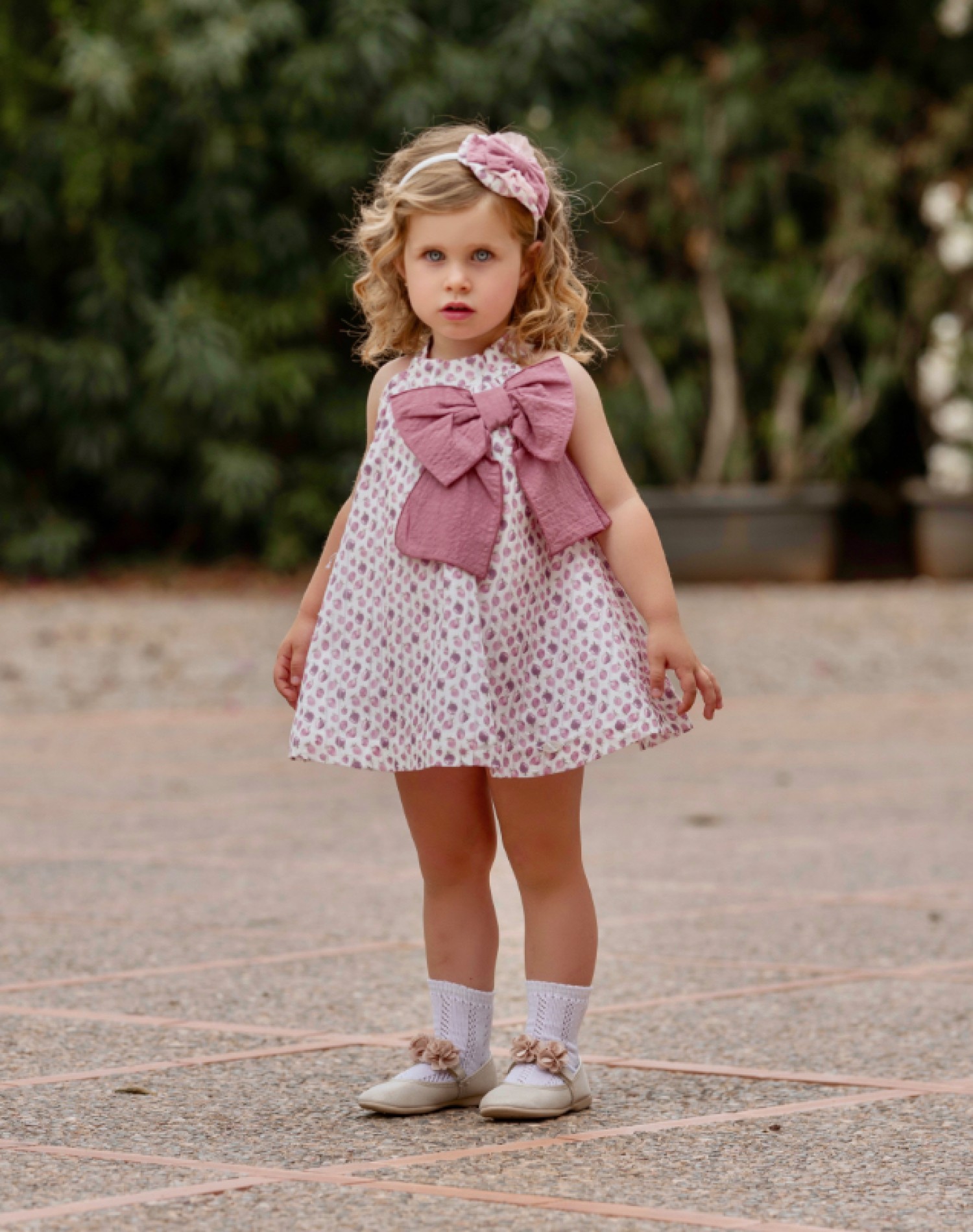 Vestido con estampado fresas Primer Bebé