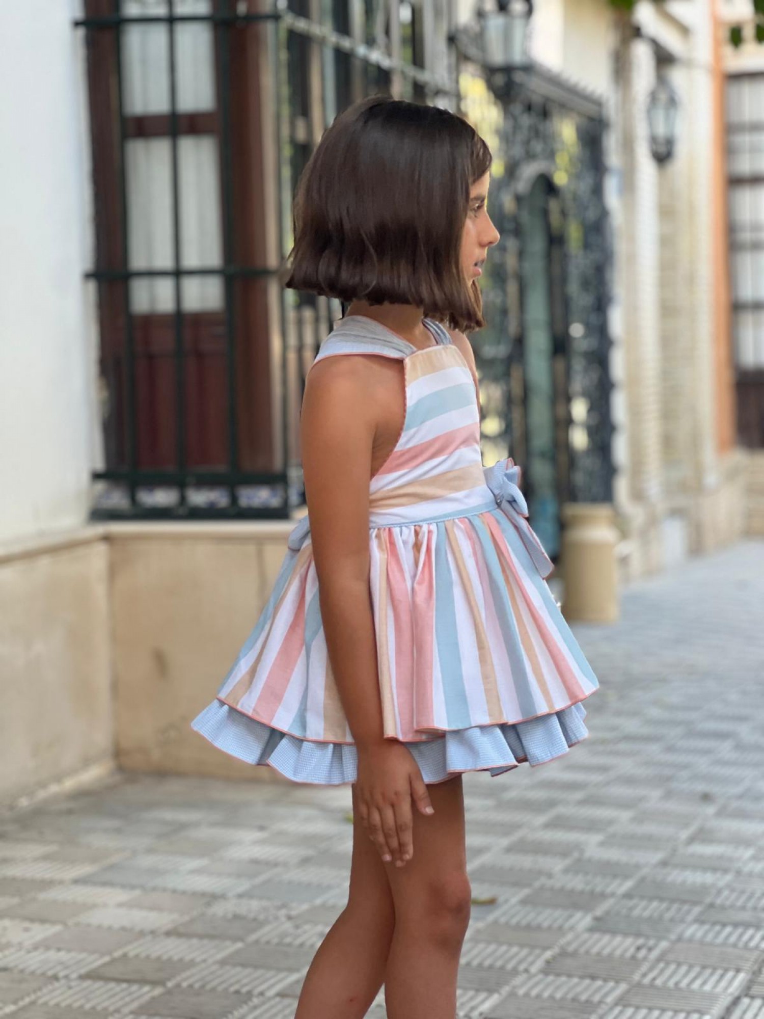 pastel pinafore dress Colour: Unique Pinafore dress from the Pastel collection