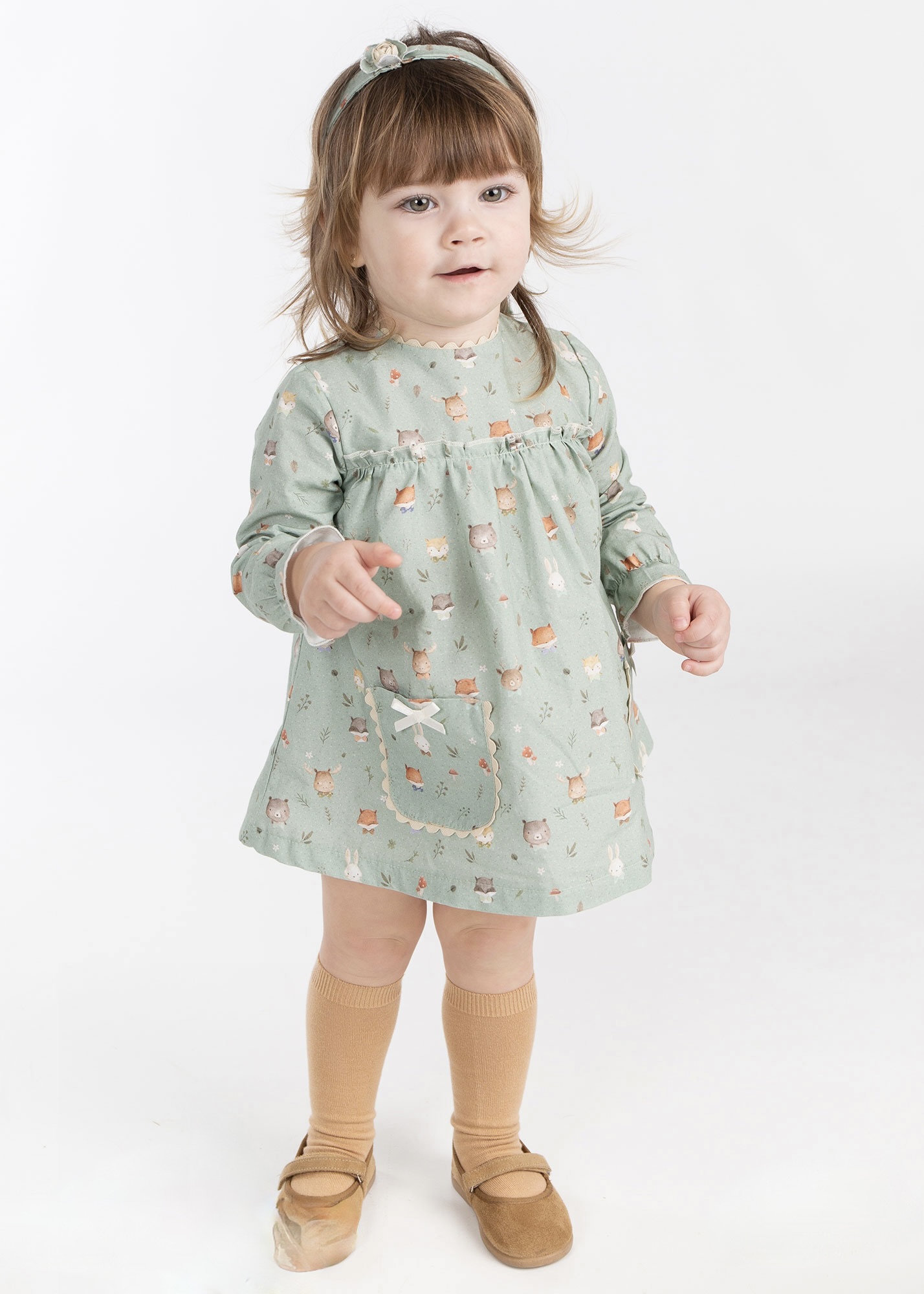Vestido verde best sale seco